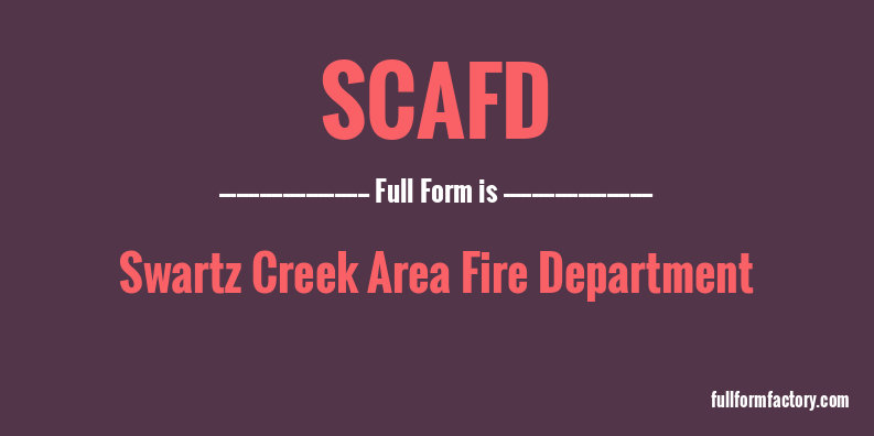 scafd-full-form