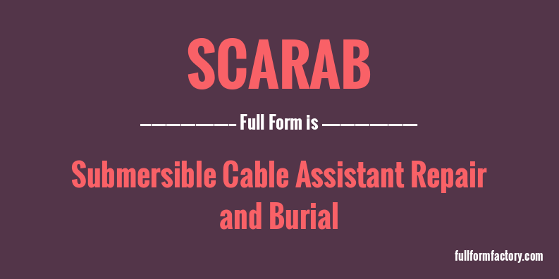 scarab-full-form