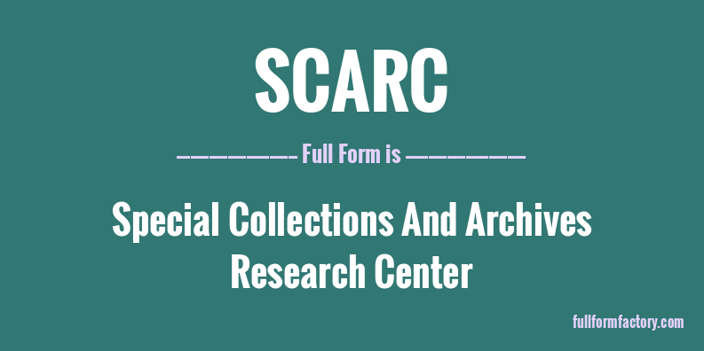 scarc-full-form