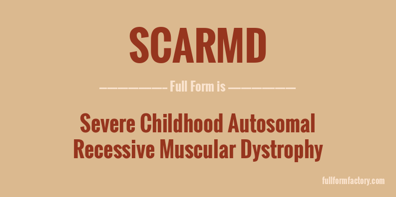 scarmd-full-form