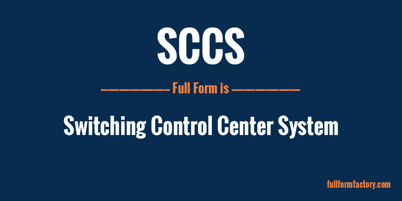 sccs-full-form