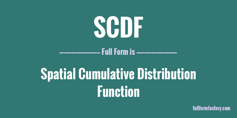 scdf-full-form