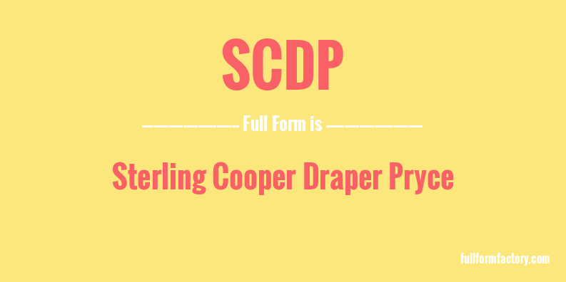 scdp-full-form