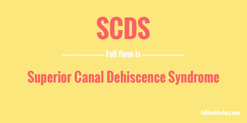 scds-full-form