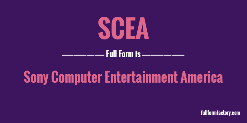 scea-full-form