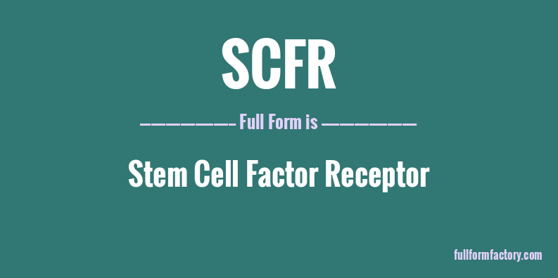 scfr-full-form