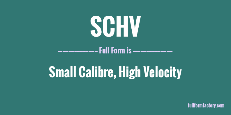 schv-full-form