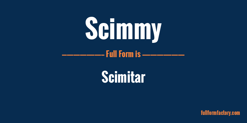 scimmy-full-form