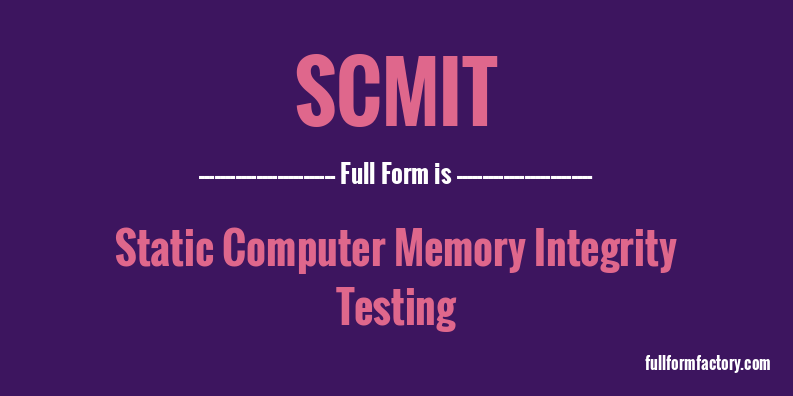scmit-full-form