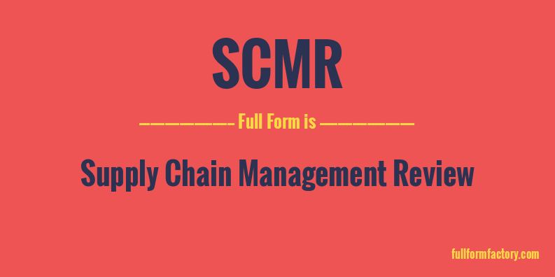 scmr-full-form