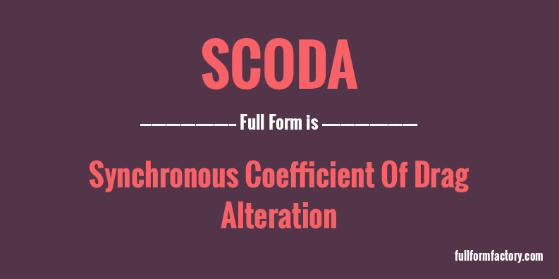 scoda-full-form
