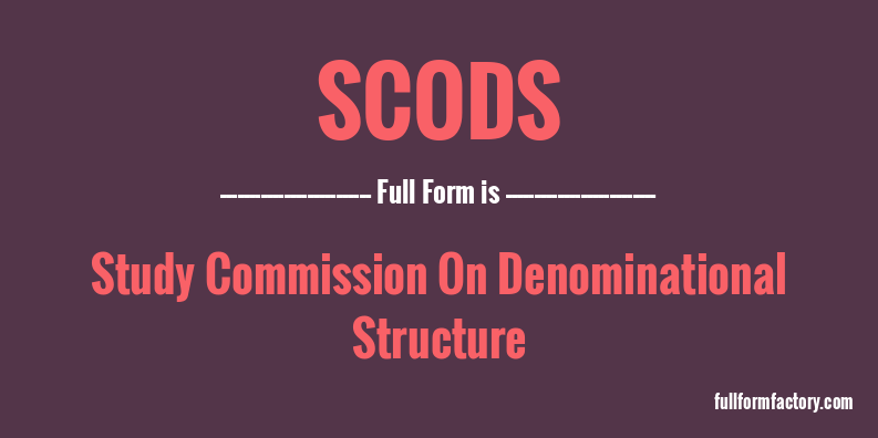 scods-full-form