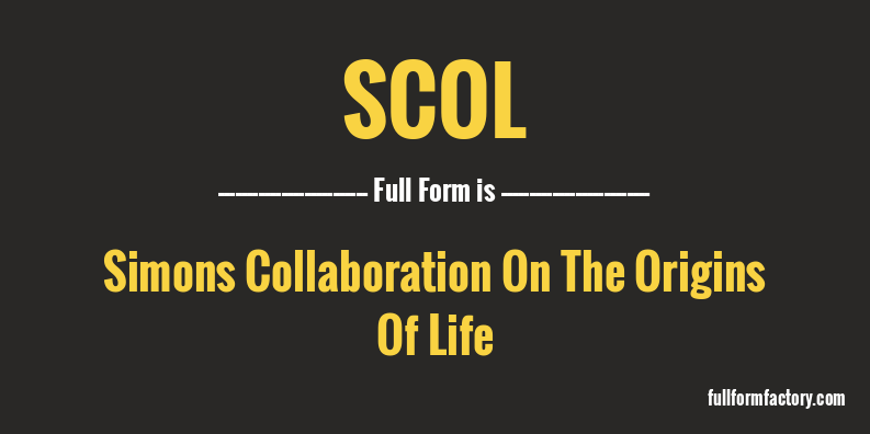 scol-full-form