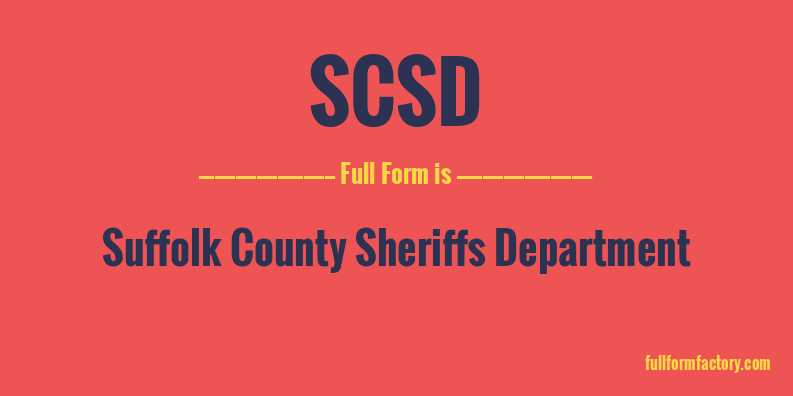 scsd-full-form
