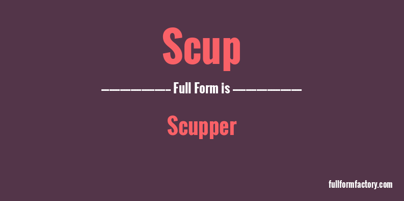 scup-full-form