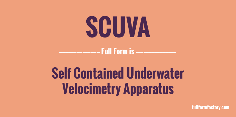 scuva-full-form