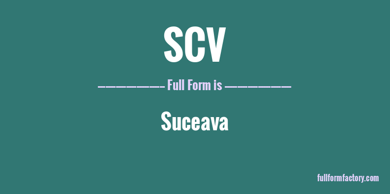 scv-full-form