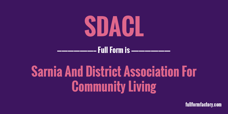 sdacl-full-form