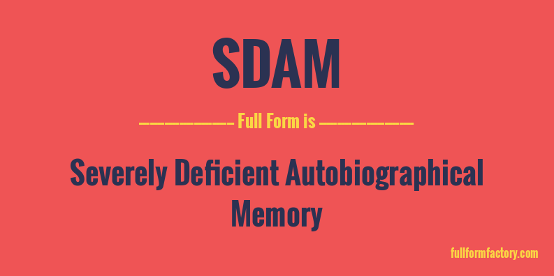 sdam-full-form