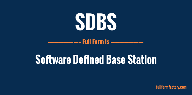 sdbs-full-form