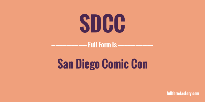 sdcc-full-form