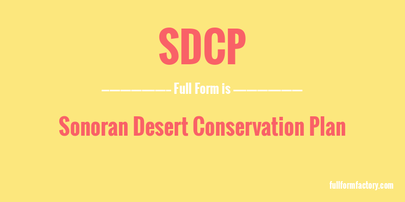 sdcp-full-form