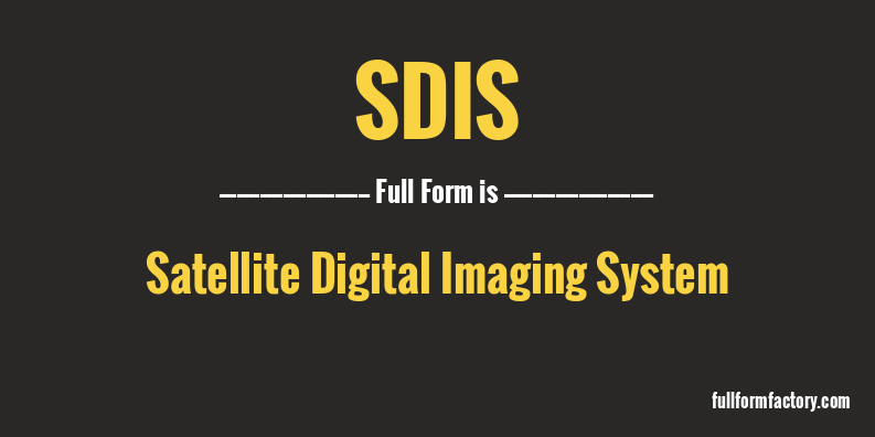 sdis-full-form