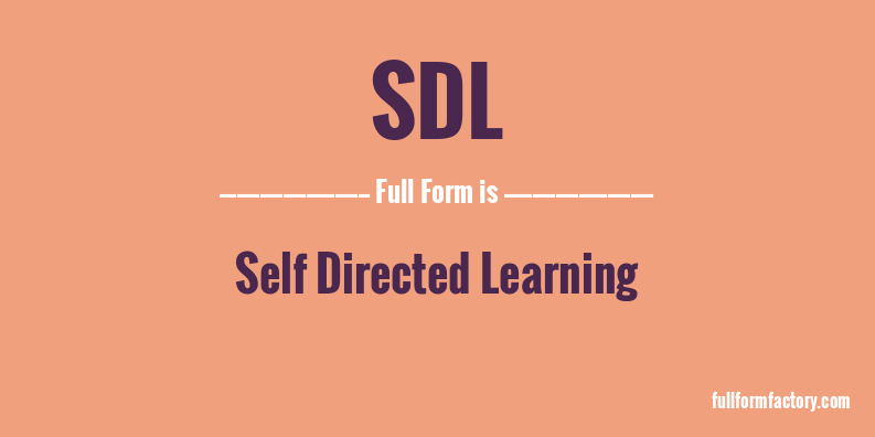 sdl-full-form