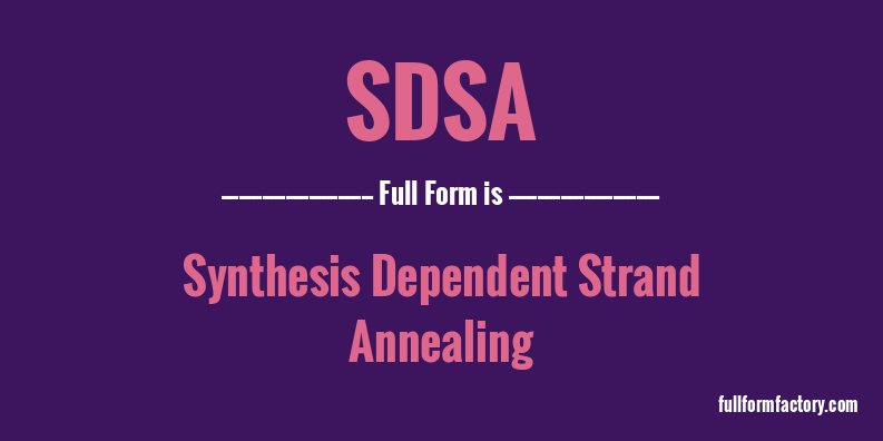 sdsa-full-form