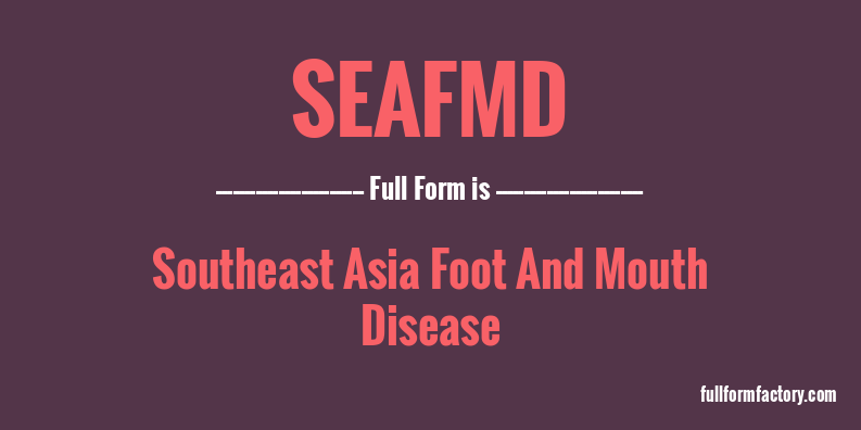 seafmd-full-form