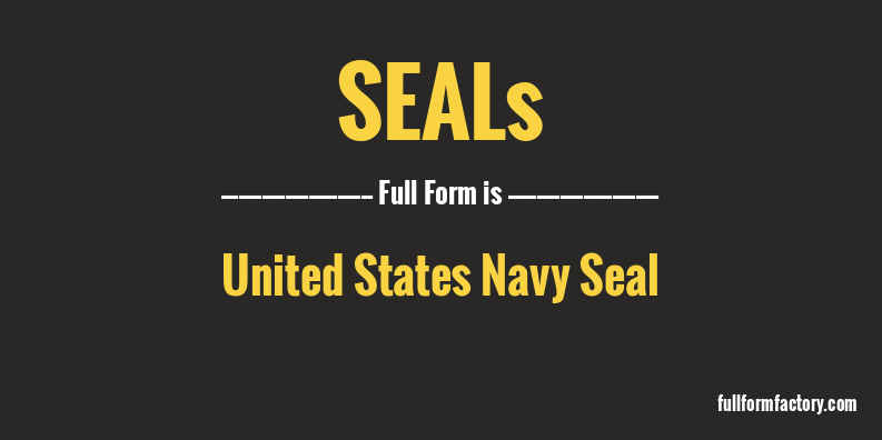 seals-full-form