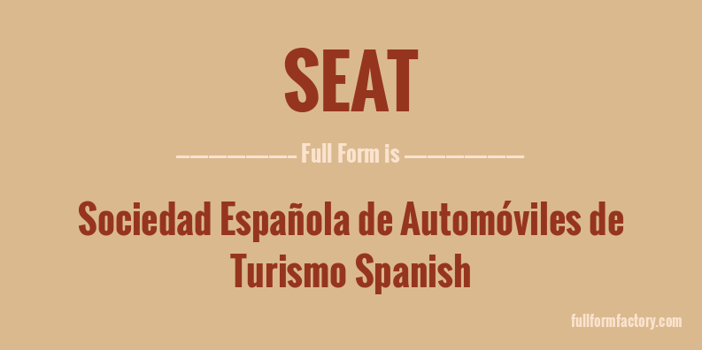 seat-full-form
