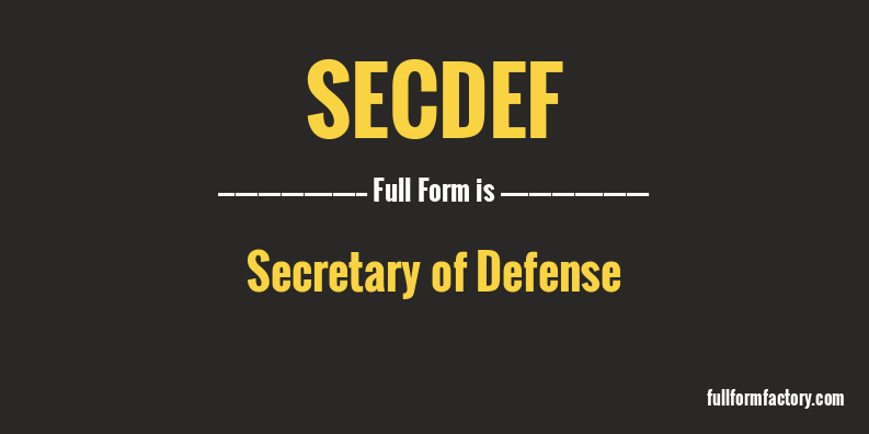 secdef-full-form
