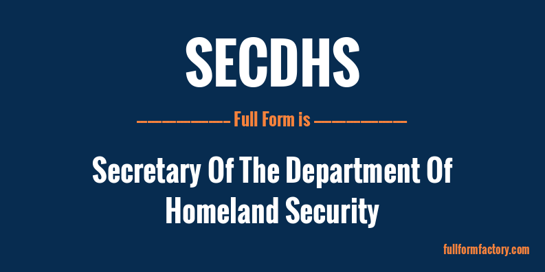 secdhs-full-form
