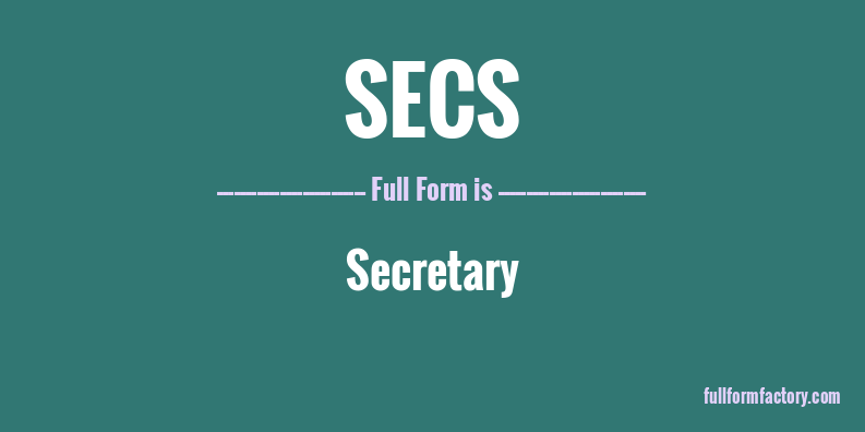 secs-full-form