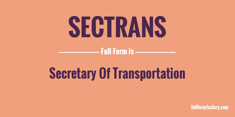 sectrans-full-form