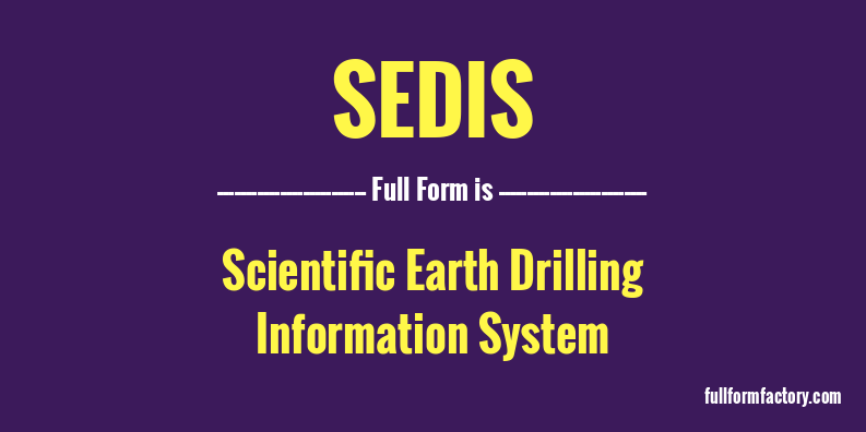 sedis-full-form