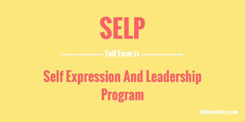 selp-full-form