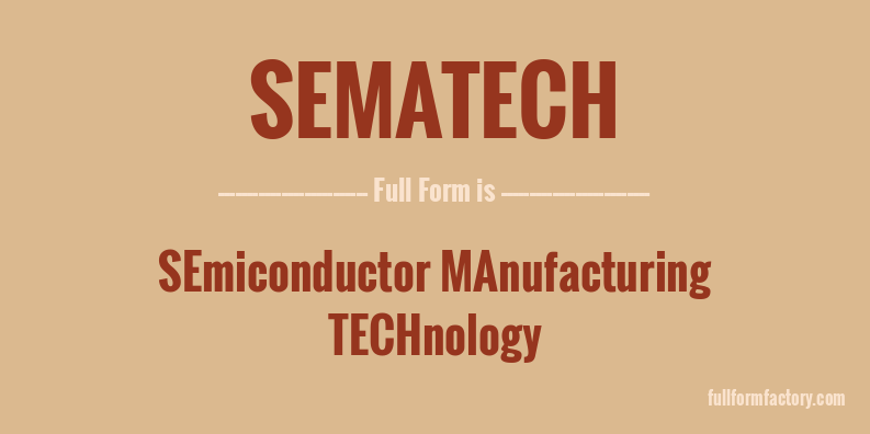sematech-full-form