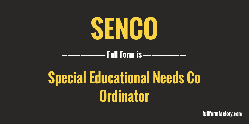 senco-full-form