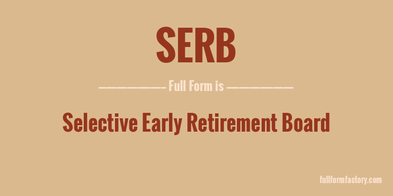 serb-full-form