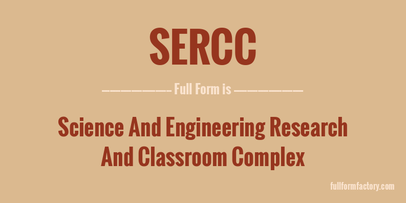 sercc-full-form