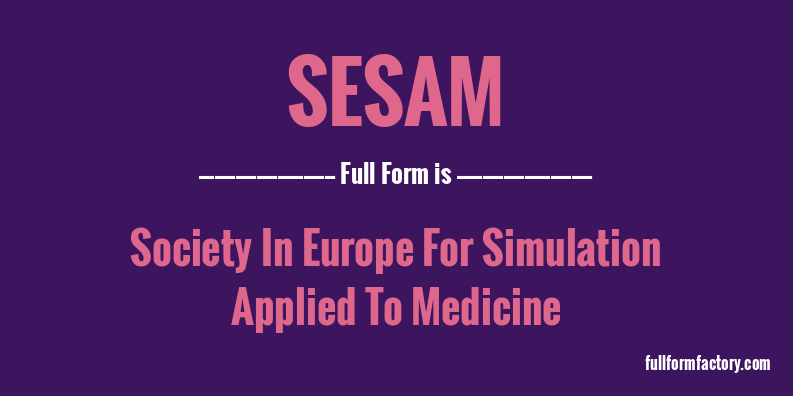 sesam-full-form
