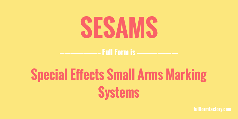 sesams-full-form