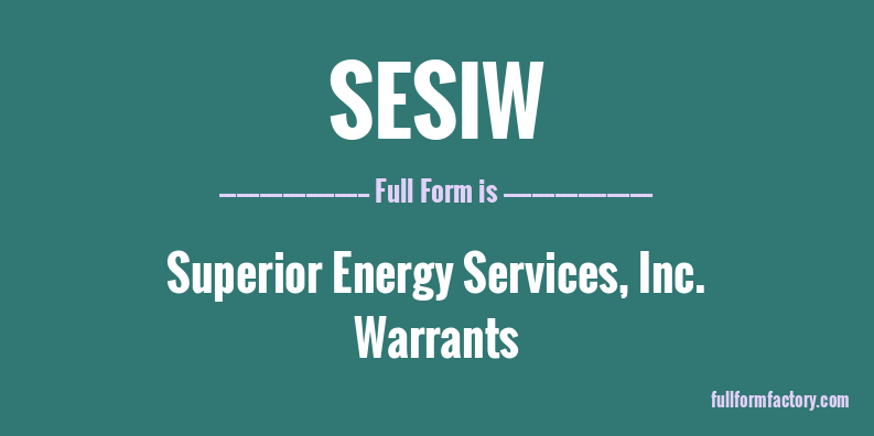 sesiw-full-form