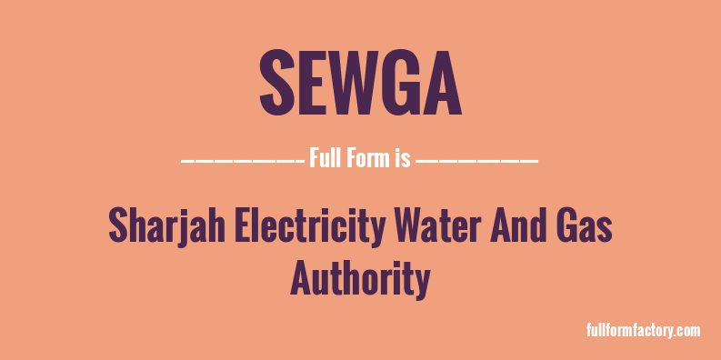 sewga-full-form