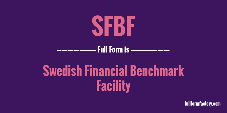 sfbf-full-form