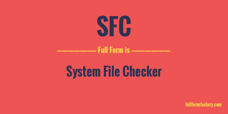 sfc-full-form