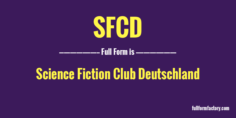sfcd-full-form
