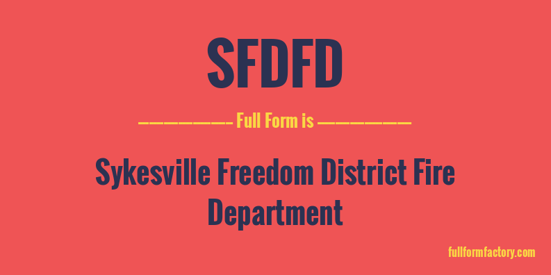 sfdfd-full-form
